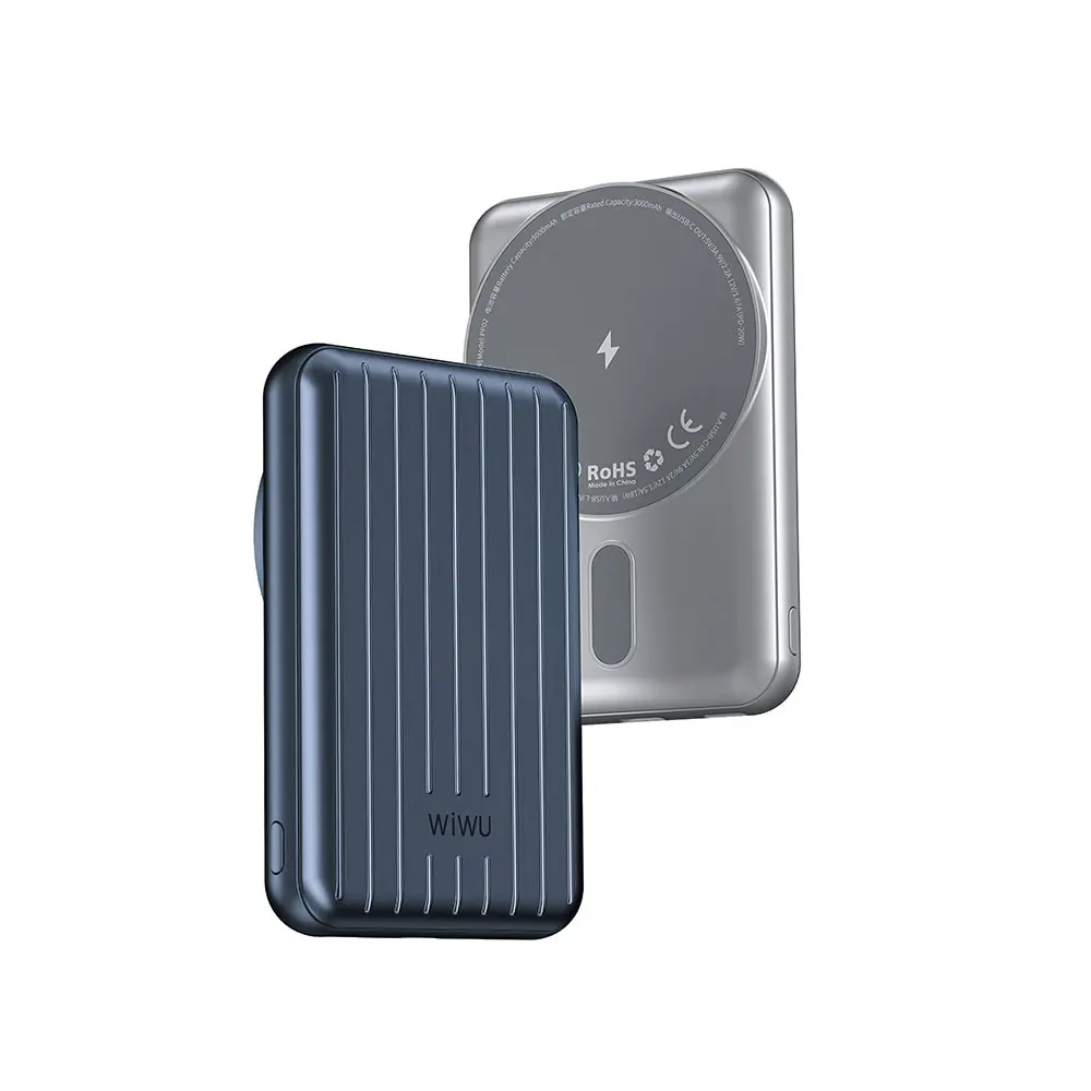 Wiwu PP02 5000mAh Manyetik Kablosuz Şarjlı Powerbank, 20W PD