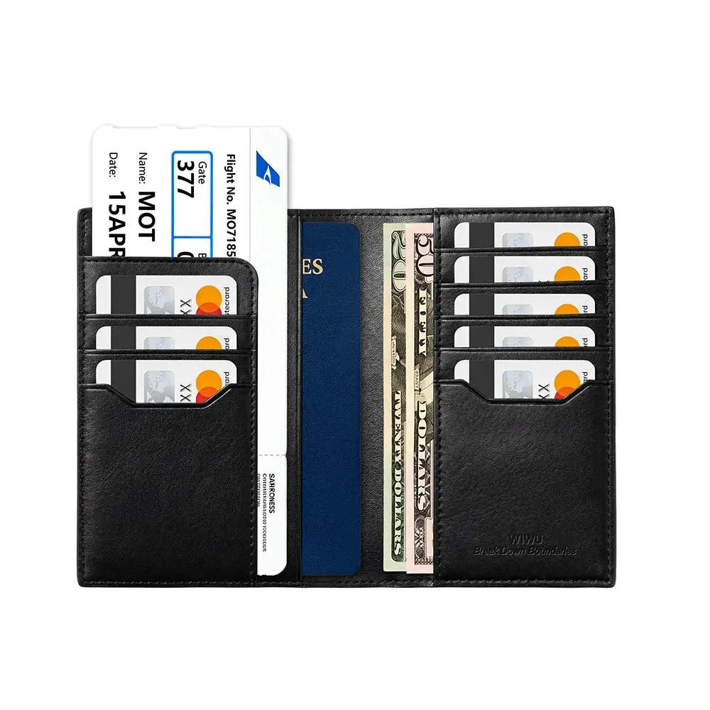 Wiwu Royal Passport Wallet RFID Özellikli PU Deri Cüzdan