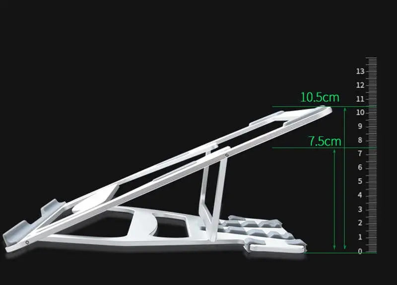 Wiwu S100 Katlanabilir Laptop Standı, 5 Kademeli Metal