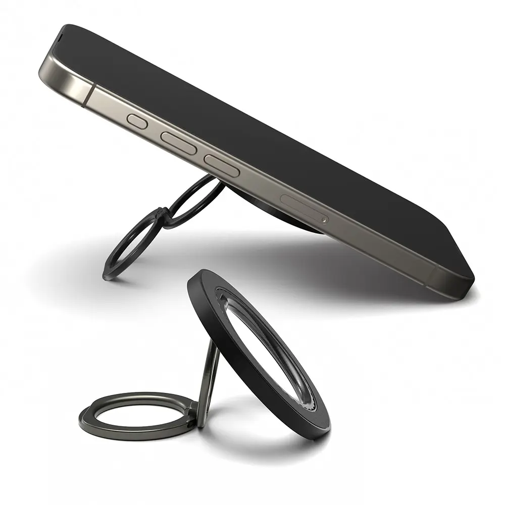 Youngkit Double Ring Manyetik 360 Derece Dönebilen Parmak Ring Stand