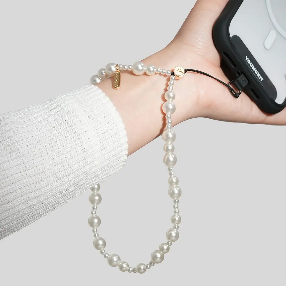 Youngkit Pearl İnci Tasarımlı Telefon Askı İpi, 40 cm
