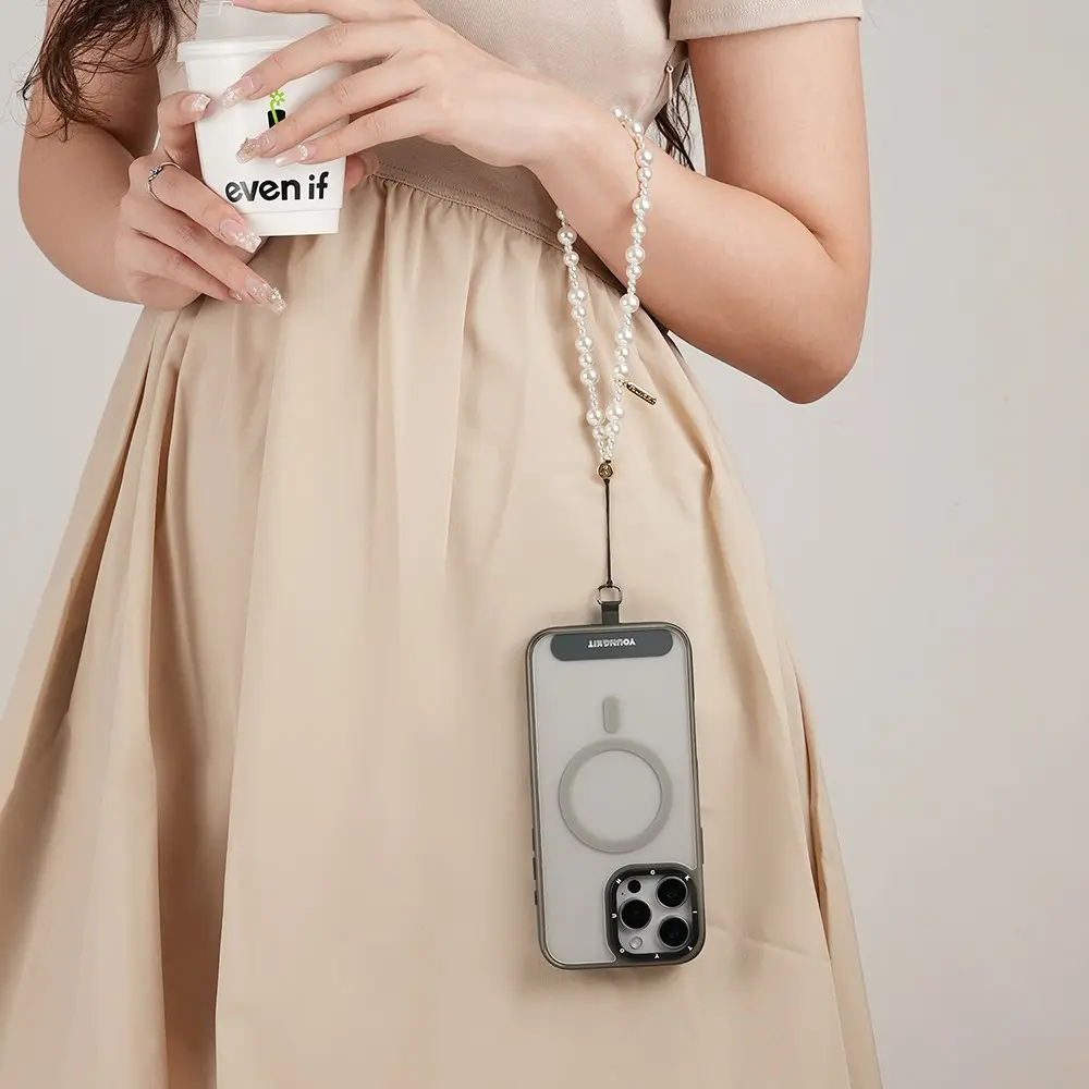 Youngkit Pearl İnci Tasarımlı Telefon Askı İpi, 40 cm