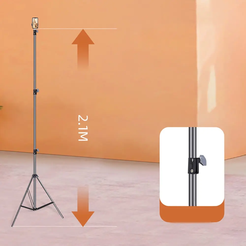 Zore 8809 3 Kademeli 2.1 m Tripod, 3 kg Taşıma Kapasiteli
