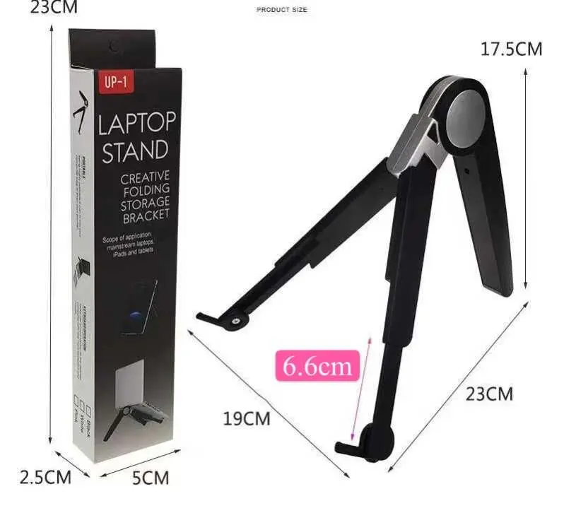 Zore UP1 Katlanabilir Laptop Standı, 17.5 cm Yükseklik Ayarlı