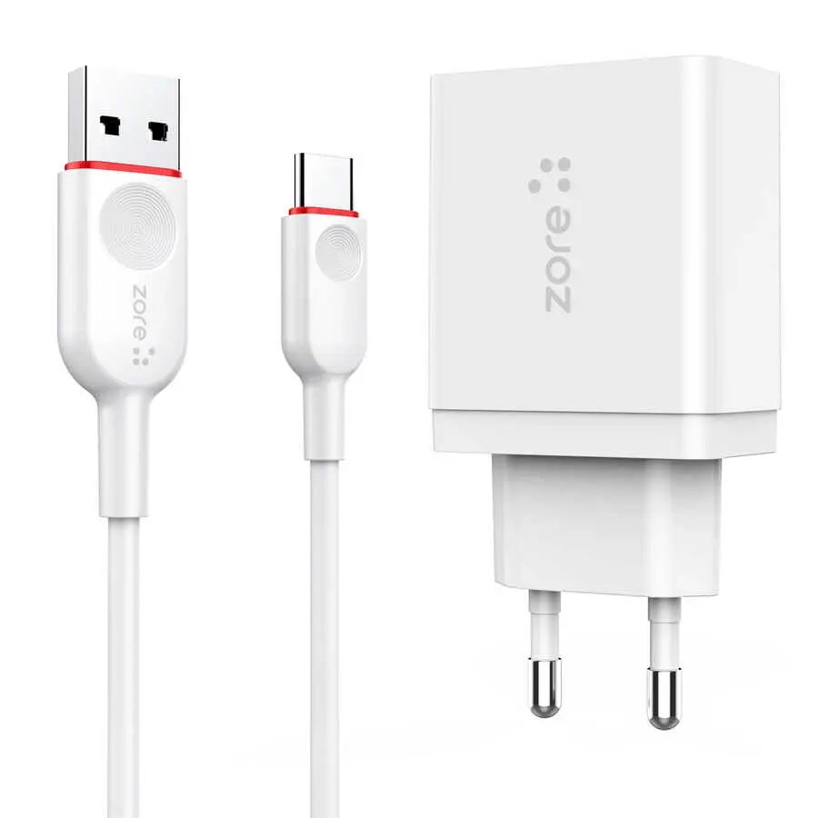 Zore XMac ZR-X2 Type-C 2 in 1 Şarj Seti, USB-A ve PD Çıkışlı