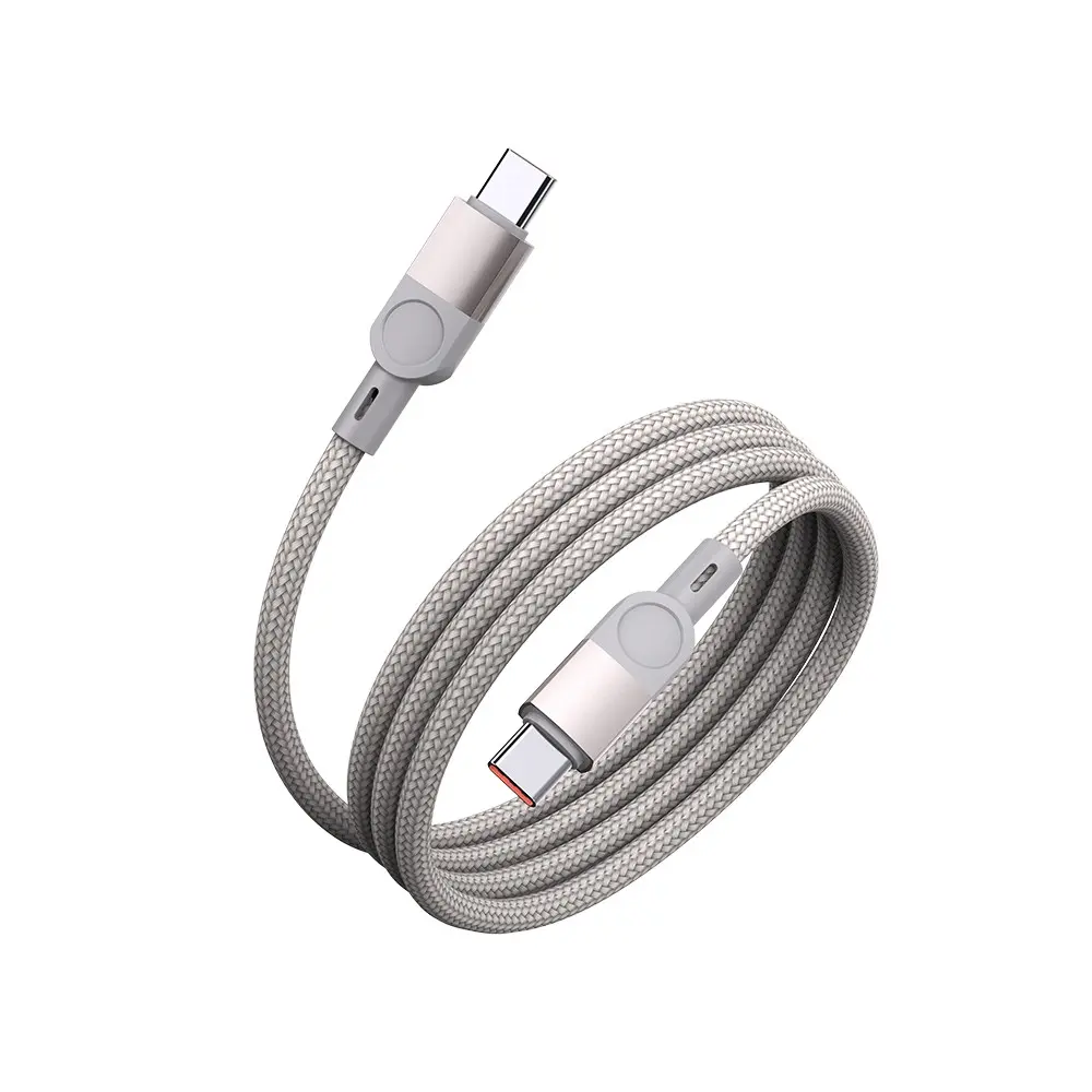 Zore ZR-44 Type-C to Type-C 100W PD Örgülü Şarj ve Data Kablosu 1 m