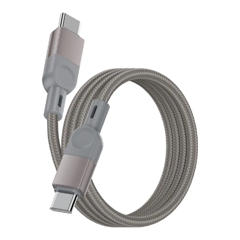 Zore ZR-44 Type-C to Type-C 100W PD Örgülü Şarj ve Data Kablosu 1 m