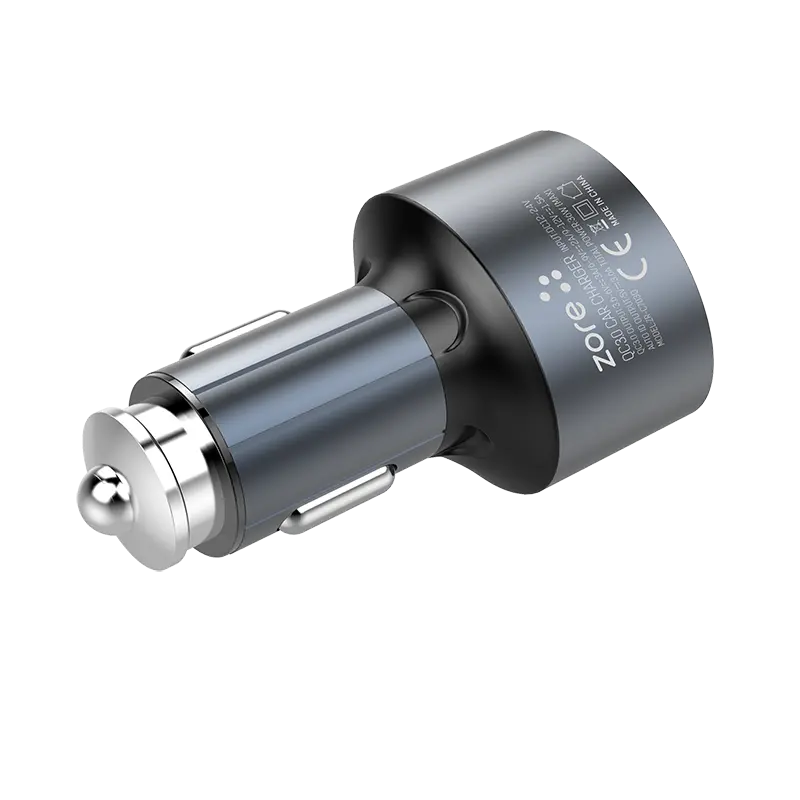 Zore ZR-C703Q Lightning 2'si 1 Arada Araç Şarj Seti, 36 W QC 3.0