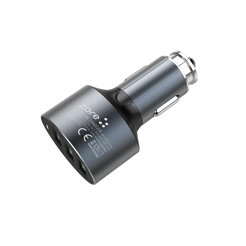 Zore ZR-C703Q Micro 2'si 1 Arada Araç Şarj Seti, 36 W QC 3.0