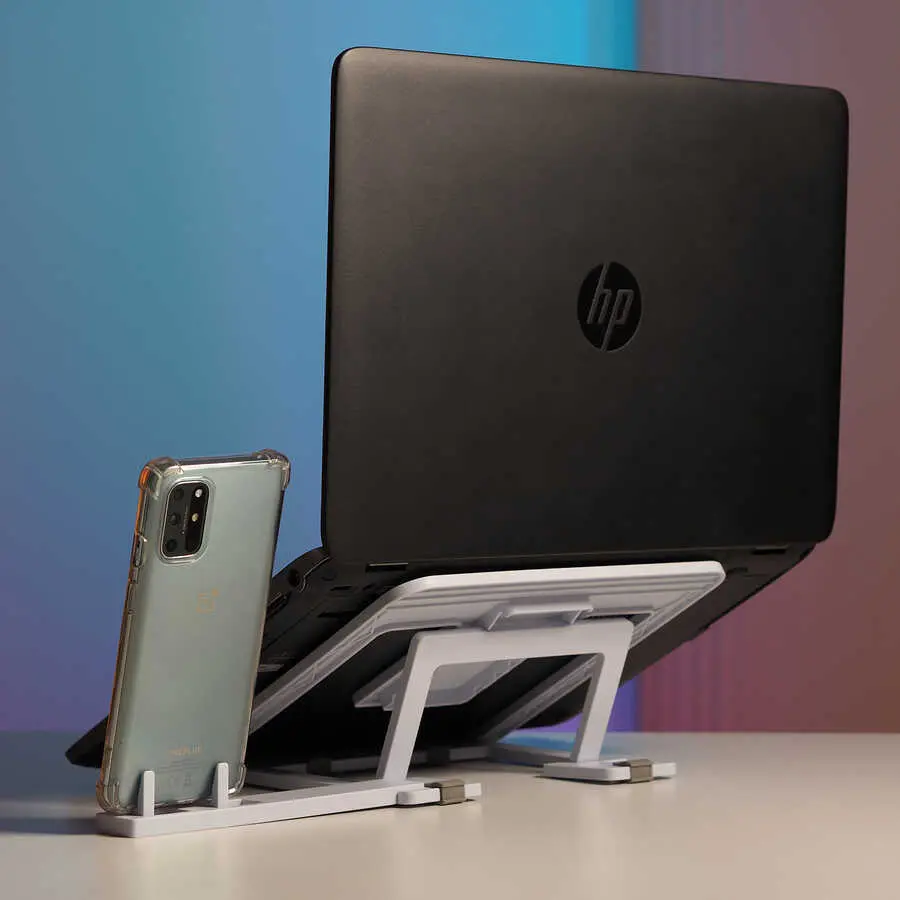 Zore F28 Ayarlanabilir Katlanabilir Laptop Standı, 8 Kademeli