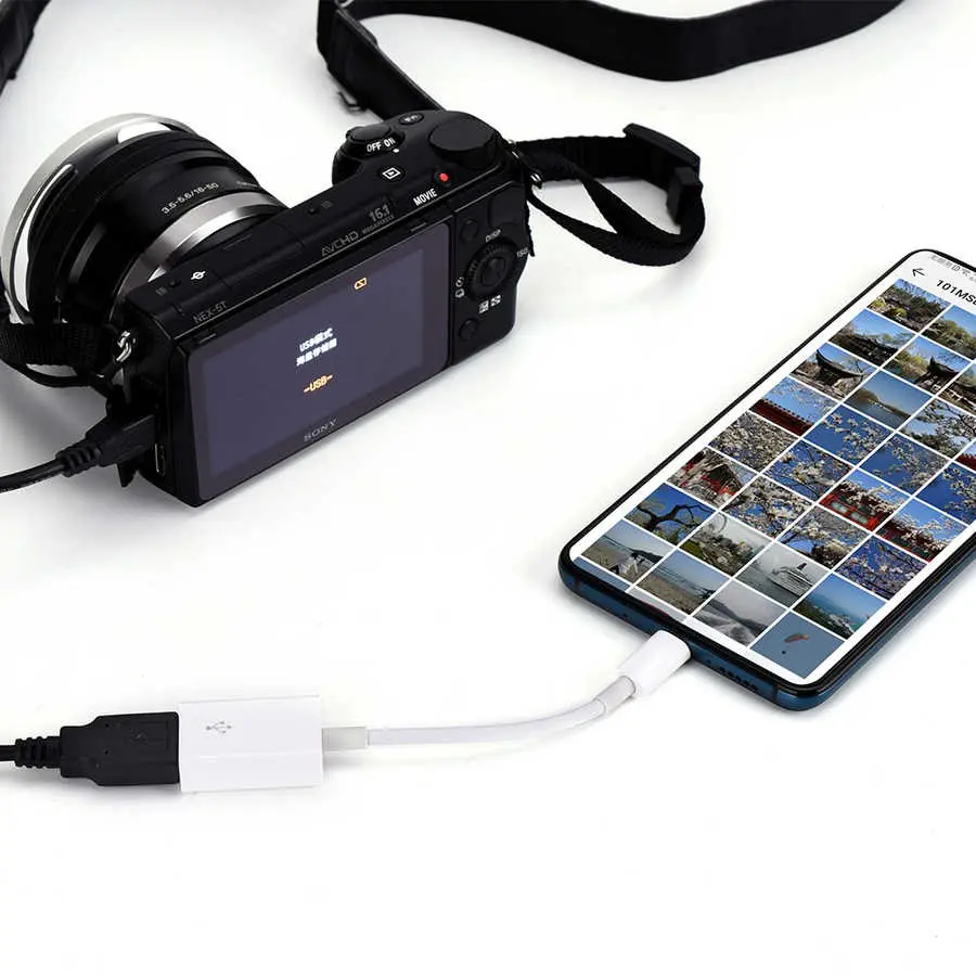 Zore JH-0514 Lightning to USB Kamera Bağlantı Adaptörü