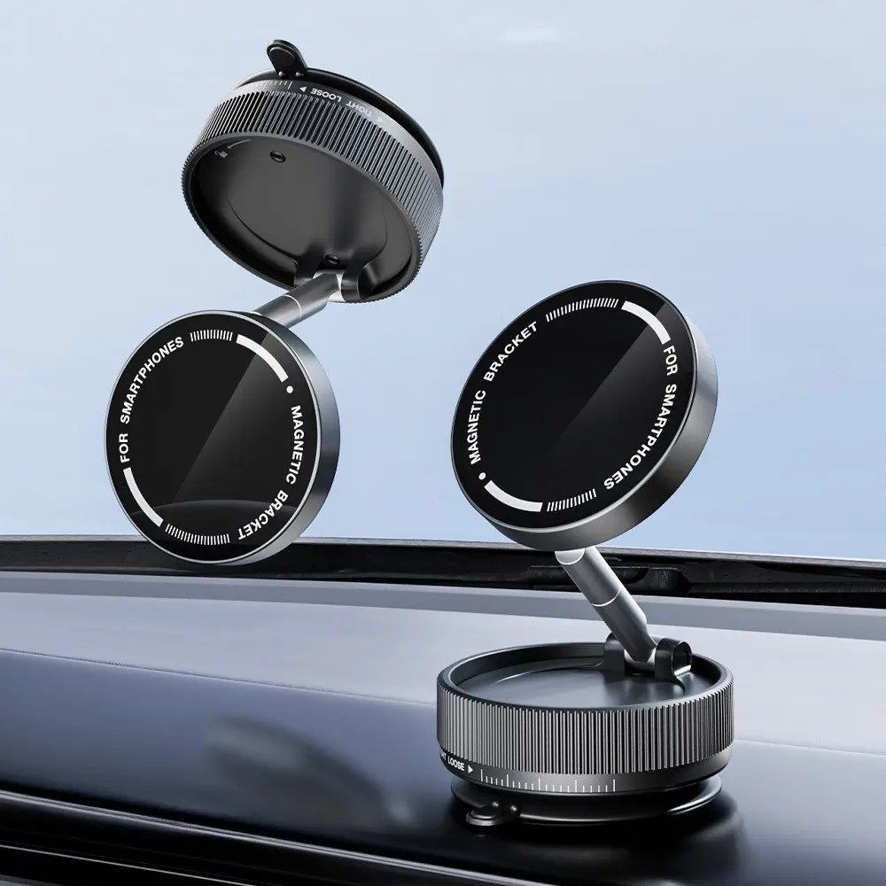 Zore K10A Vakum Özellikli Manyetik Telefon Tutucu, 360° Dönebilen