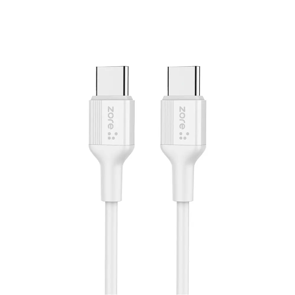 Zore Play PL07 Type-C to Type-C 2'si 1 Arada 20W PD Seyahat Şarj Aleti