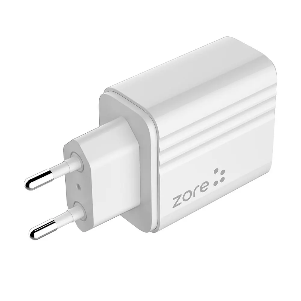Zore Play Serisi PL2 20W PD USB-C Şarj Adaptörü, Seyahat Tipi