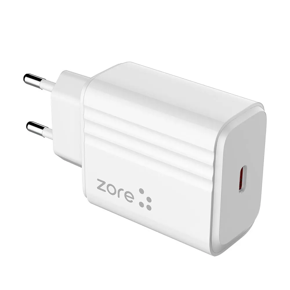Zore Play Serisi PL2 Type-C to Lightning 2'si 1 Arada 20W PD Seyahat Şarj Aleti