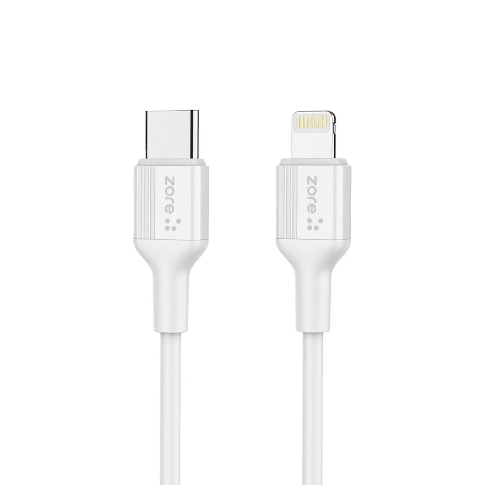 Zore Play Serisi PL2 Type-C to Lightning 2'si 1 Arada 20W PD Seyahat Şarj Aleti