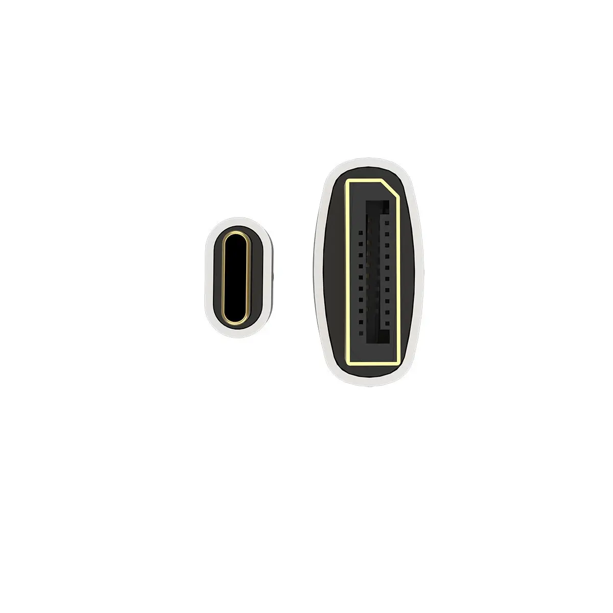 Zore QG08 Type-C to DisplayPort Görüntü Kablosu, 8K 60 Hz, 1.8 m