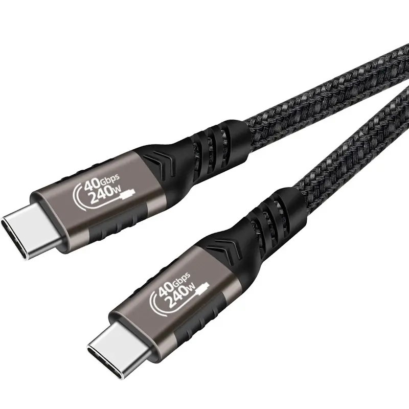 Zore QG01 Type-C to Type-C USB4 Kablo, 240W PD ve 40Gbps - 1 Metre