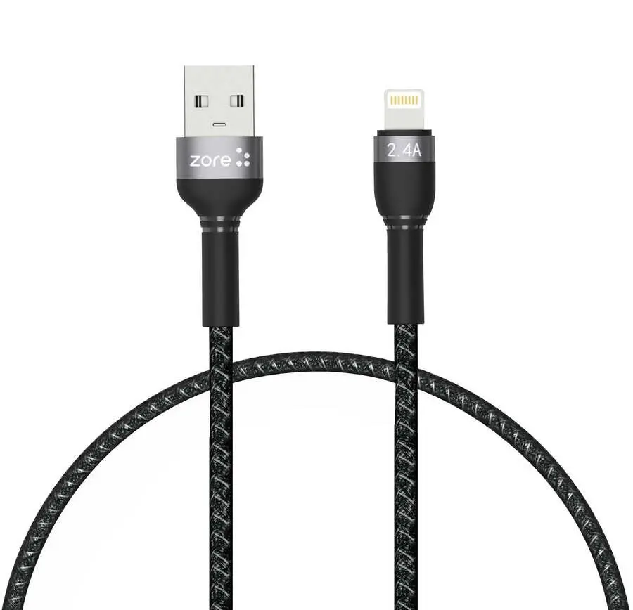 Zore Shira Serisi Lightning USB Kablo 30cm, Hızlı Şarj Destekli