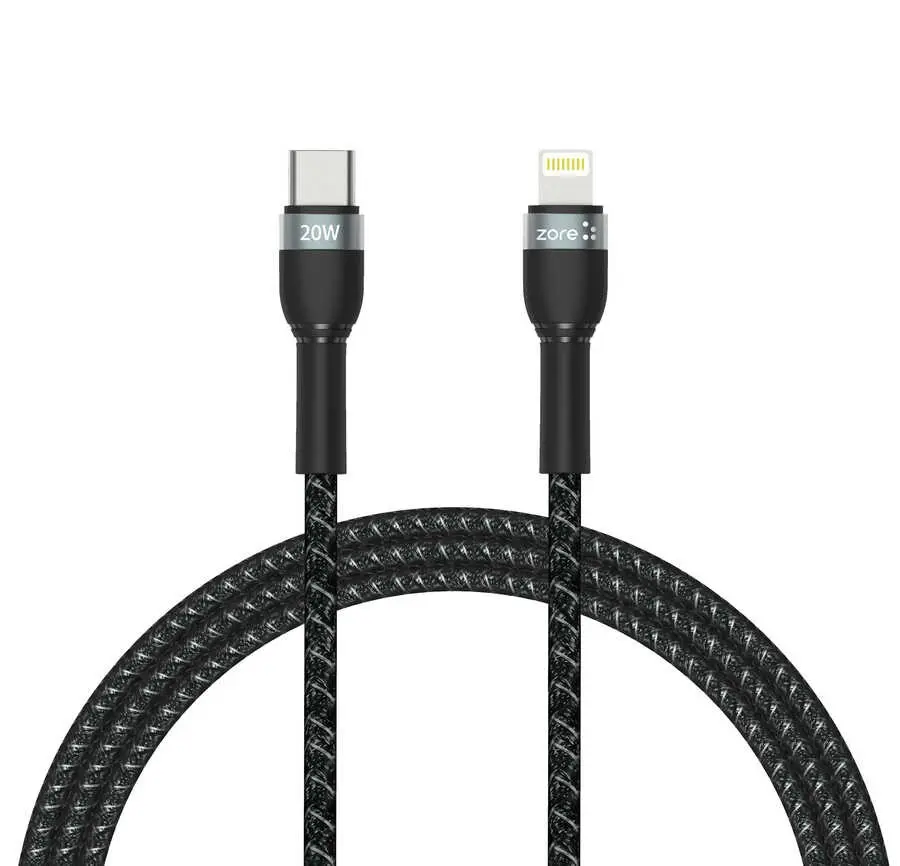 Zore Shira Serisi Type-C to Lightning PD Kablo 1 m, 20 W