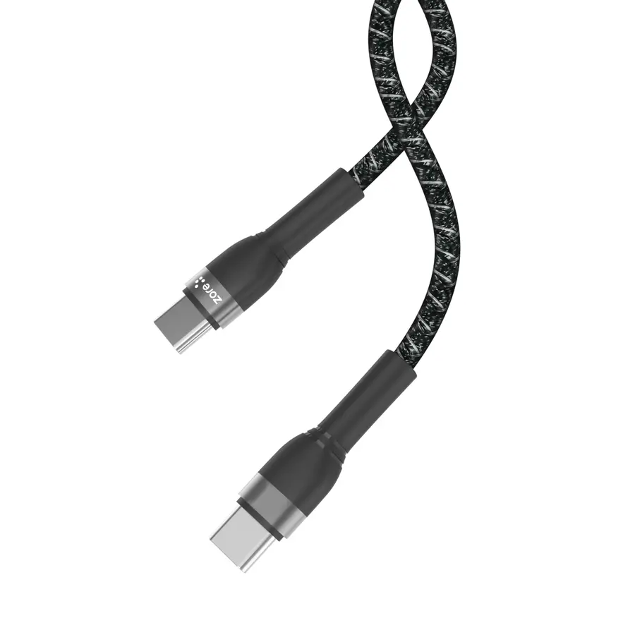 Zore Shira Serisi Type-C to Type-C PD Şarj ve Data Kablosu, 1 m 100 W