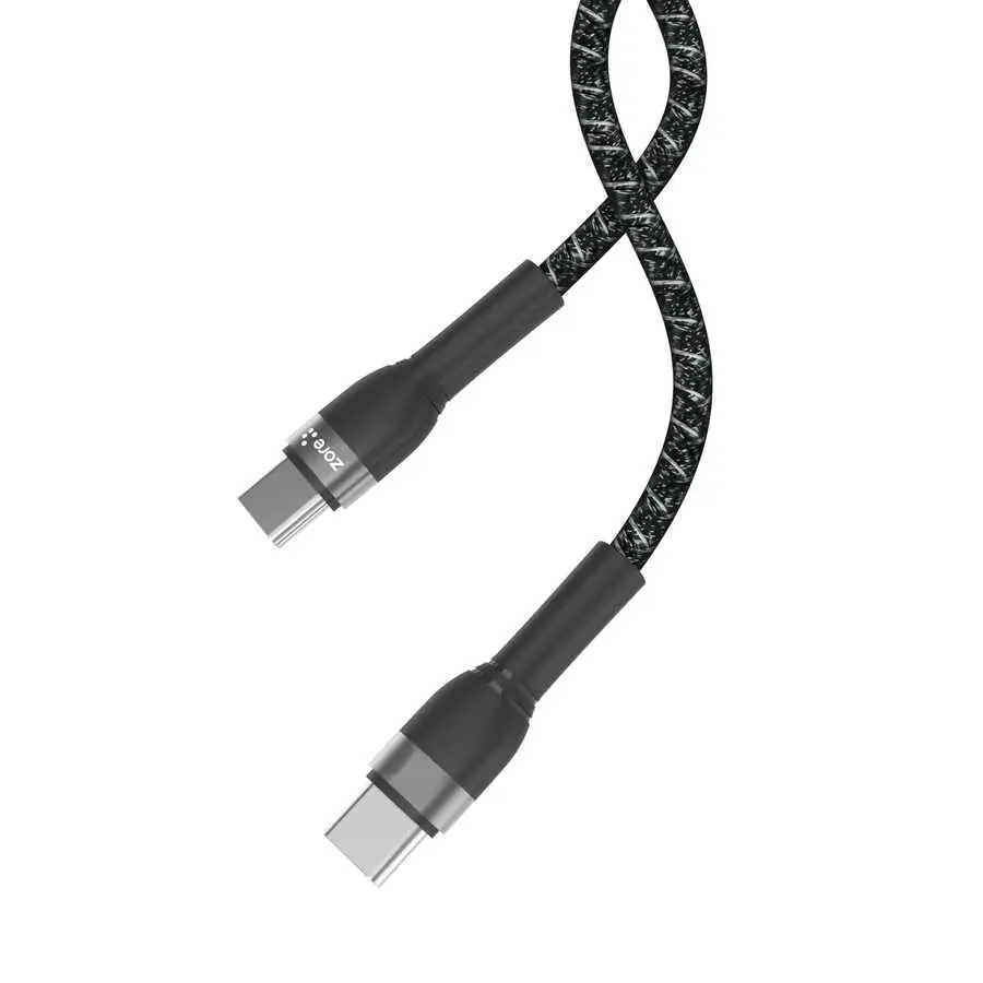 Zore Shira Serisi Type-C to Type-C PD Kablo 30 cm, 100 W