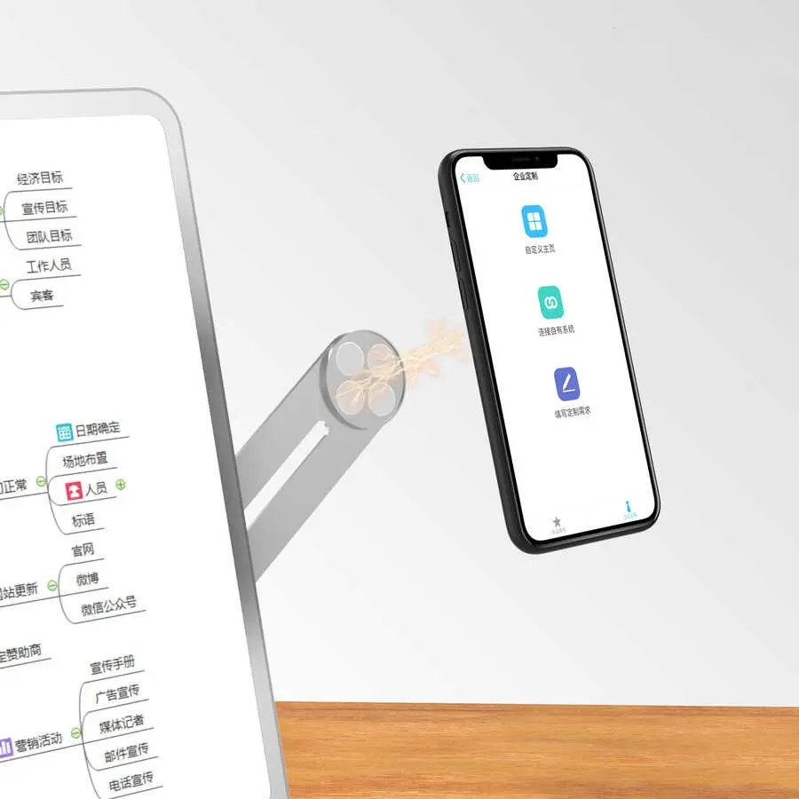 Zore SJ05 Laptop ve Monitör Telefon Tutucu, Manyetik ve Dönebilen